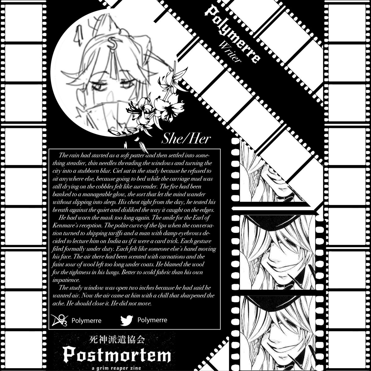 Postmortem - A Grim Reaper Zine tweet media