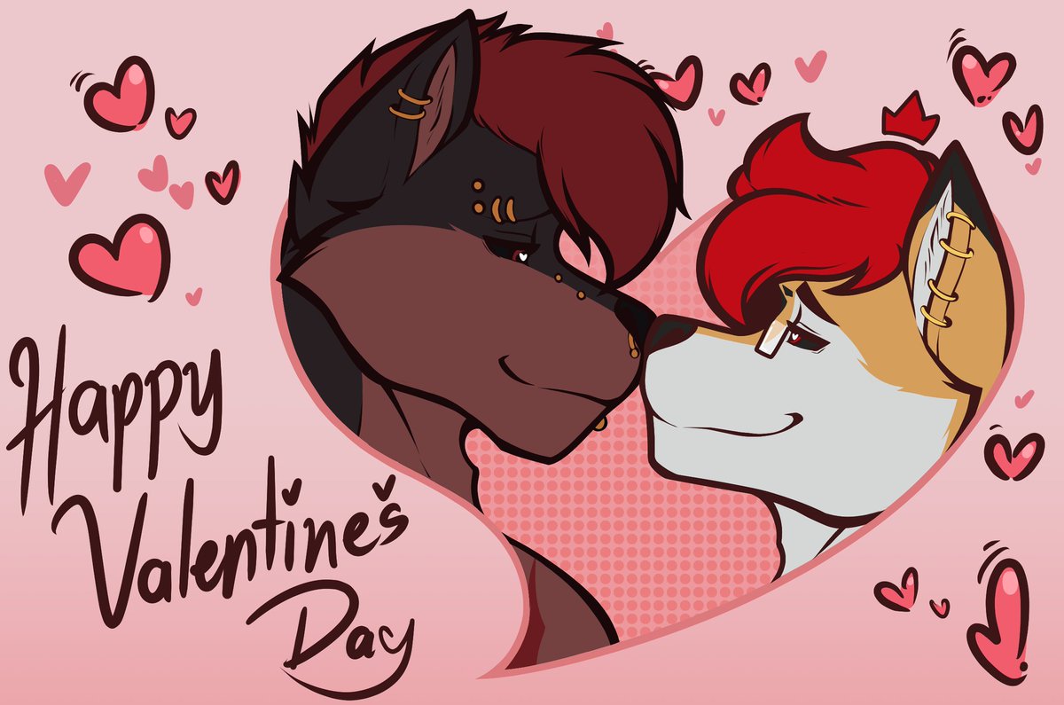 Happy Valentines to you my love <a href="/RizomaRosabrand/">Rizoma Rosabrand The Riot Wolf</a> 

🎨:<a href="/BlizzHusky15/">Blizz ➡️ FURUM 2025</a>