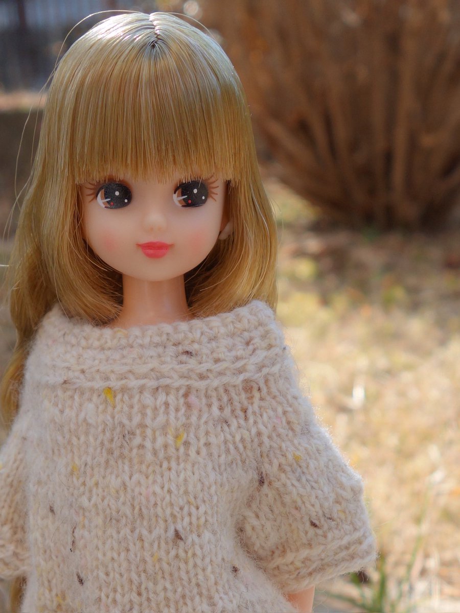 母が編んだ、リカちゃんのニットワンピースです🧶😄

目標は、ハンドメイド作家デビューらしいです。
元々、編み物(人間用)をする母ですが、22cmドールサイズに試行錯誤していて、私とは違う方向性からの作品作りが面白いです。