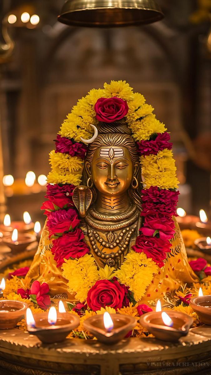 "ॐ त्र्यम्बकं यजामहे सुगन्धिं पुष्टिवर्धनम्।
उर्वारुकमिव बन्धनान् मृत्योर्मुक्षीय मामृतात्॥"
🌿🌿🌸🌿🌿🔱🙏🚩
महादेवांच्या कृपेने आपल्या जीवनात उत्तम आरोग्य, सकारात्मकता आणि शक्ती नांदो, हीच प्रार्थना.
हर हर महादेव!🌿🔱🚩
#महाशिवरात्री
#Mahashivratri