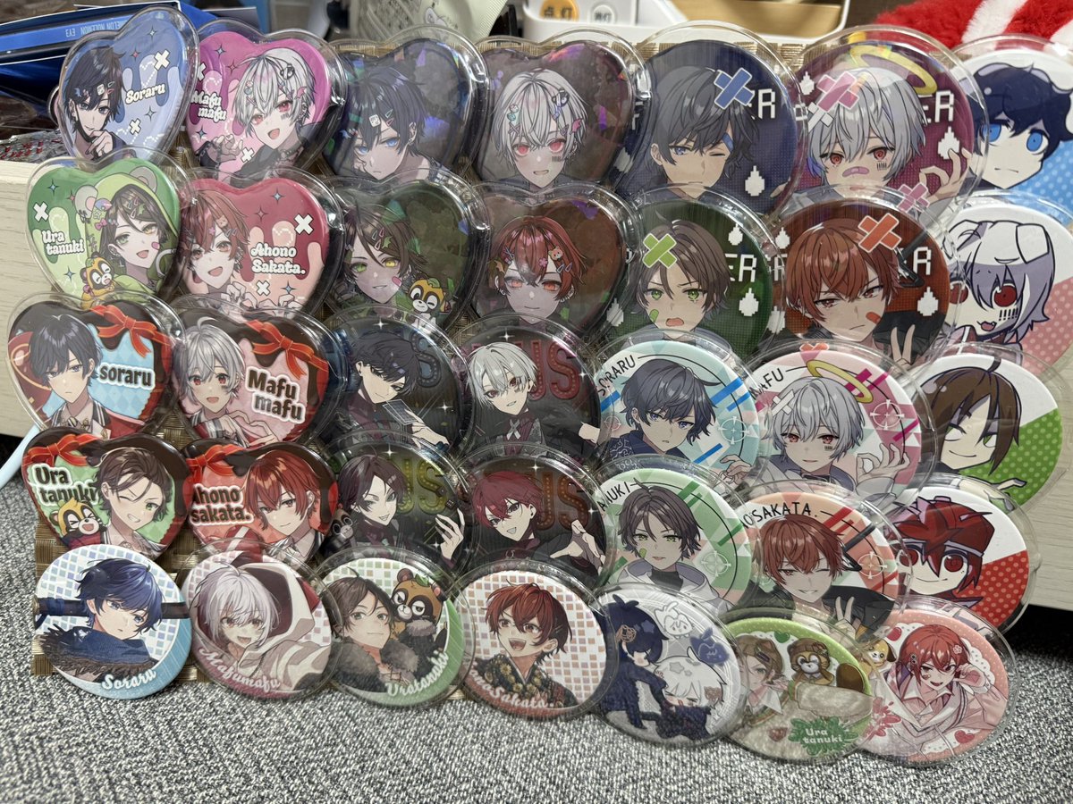 そまうさ 2/14 痛バ 1つ目は定番のそまうさ仕様、2つ目は誕生日