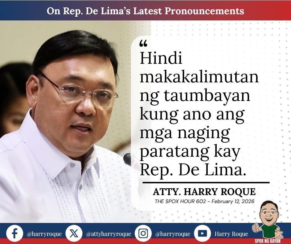 MackinleyZamora's tweet photo. Wag tago ng tago. Like De Lima, harapin mo ang mga "paratang."
Be a De Lima in a world full of Harry Roques... https://t.co/3p0MrMuTJ1