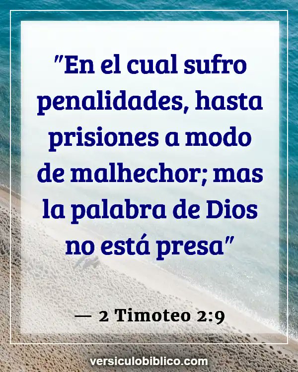 El apóstol Pablo fue encarcelado por predicar la verdad del Evangelio de Cristo, pero no pudieron silenciar el mensaje que siguió retumbando en todo el Imperio Romano y surcando los siglos hasta nosotros hoy.

Pueden encerrar al que piensa, pero no al pensamiento.