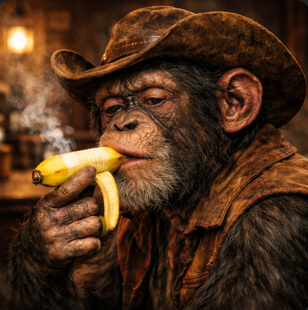 DRUNKENMONKEY40's tweet photo. In the dusty backroads of the blockchain frontier… inside the Rugged Gulch Saloon… a monkey lost everything. 🍌🐒
A thread 🧵👇
$MOKEY https://t.co/hJuiYTmFBp