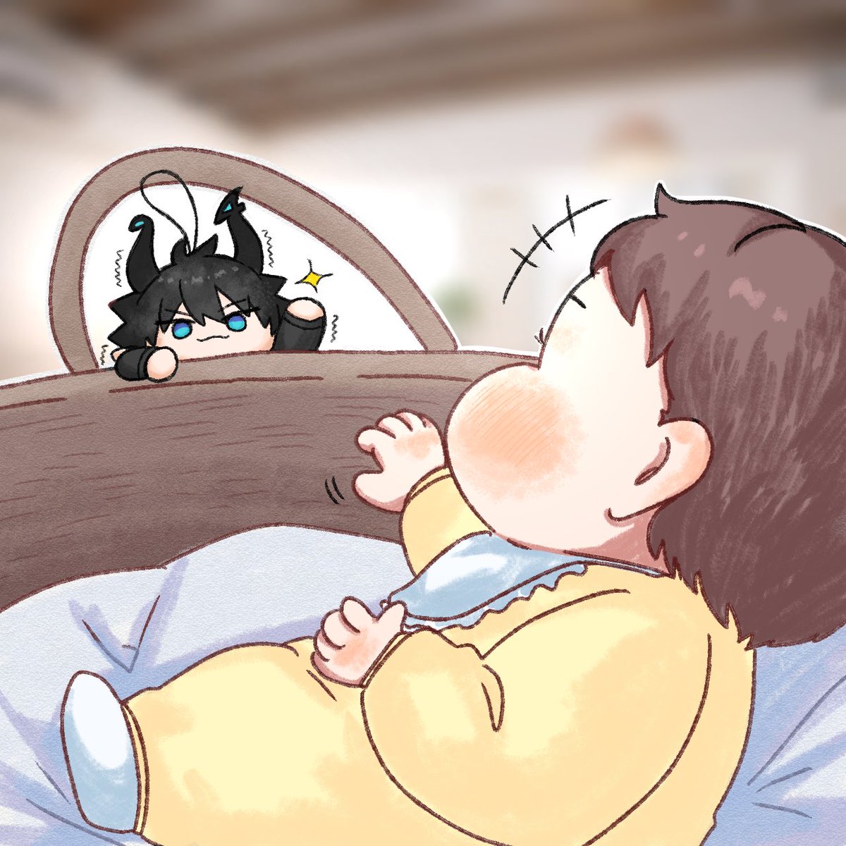 #RenZottoArt 
ﾍﾞﾋﾞｰｼｯﾀｰﾊﾟﾍﾟ🫶