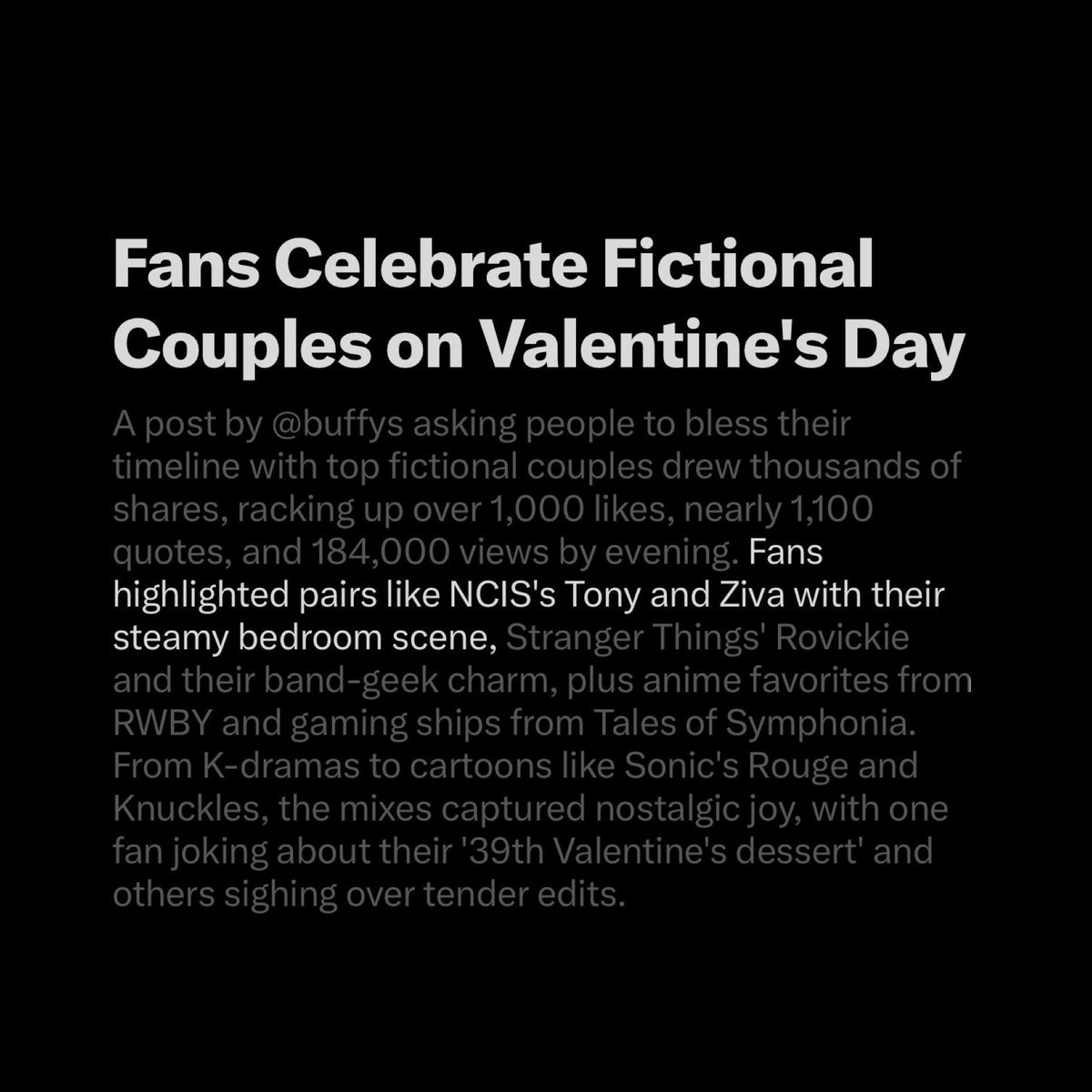 not only do we have TWO of our own trends going… we also made the highlights in another trend 🥰

#savetonyandziva