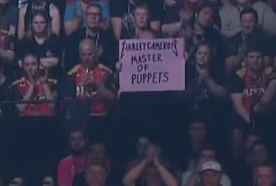 Great sign. 👌👌😁 #AEWGrandSlam