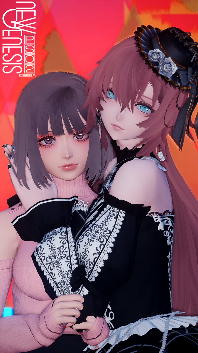 GJ送りあっていたルアナ(<a href="/curtain_call__/">🐦‍⬛</a> )さんと
ついに…( *´艸｀)
ティクスもかわいい！！
今度はT2でも撮ろうね✨
#PSO2NGS_SS