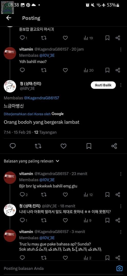 tanyarlfes's tweet photo. 💚 serius mantau akun ini kocak banget wkwkwkwk bahasa sundanya juga artinya wi wok de tok not onli tok de tok 😭 like what??? Fak lucu banget😭 https://t.co/Hfn5YCw7hH