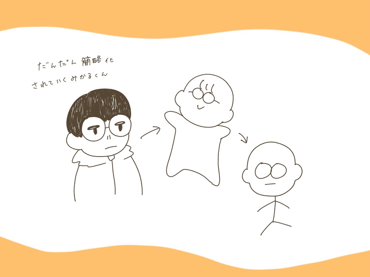 cal_end_ar's tweet photo. 簡略化されていくmかるくんも好きです https://t.co/ShCdfZXaoO