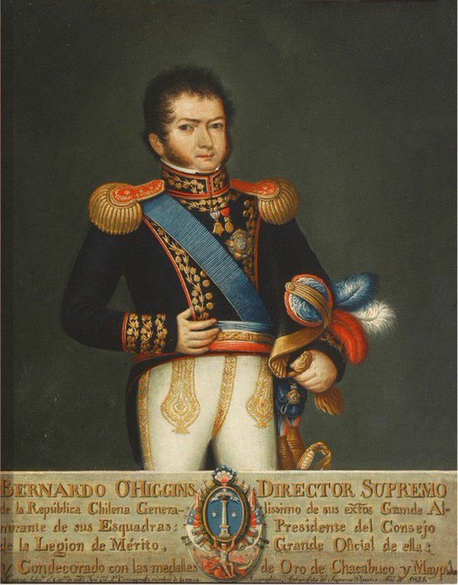 El domingo 16 de Febrero de 1817, Bernardo O'Higgins asumió como Director Supremo.