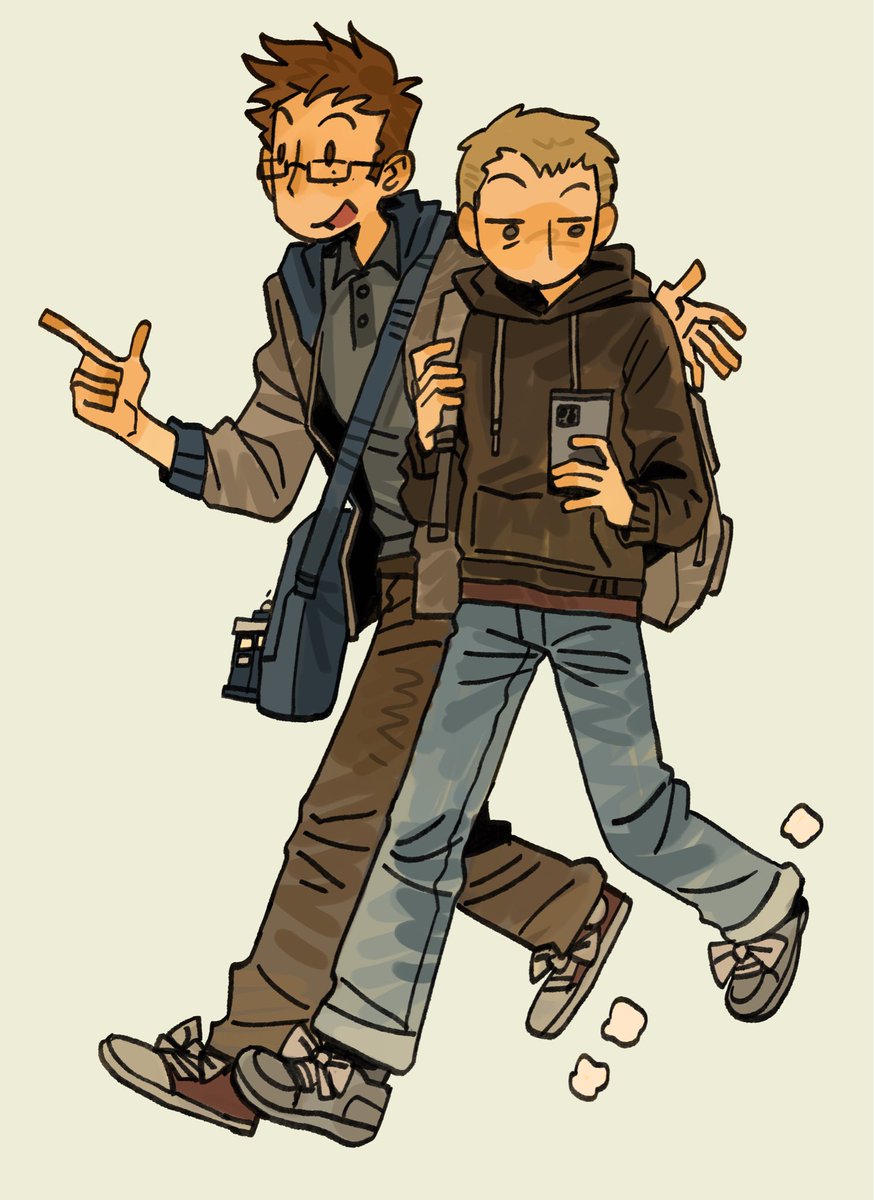 Imagine they are college roommates 
#DoctorWho #tensimm