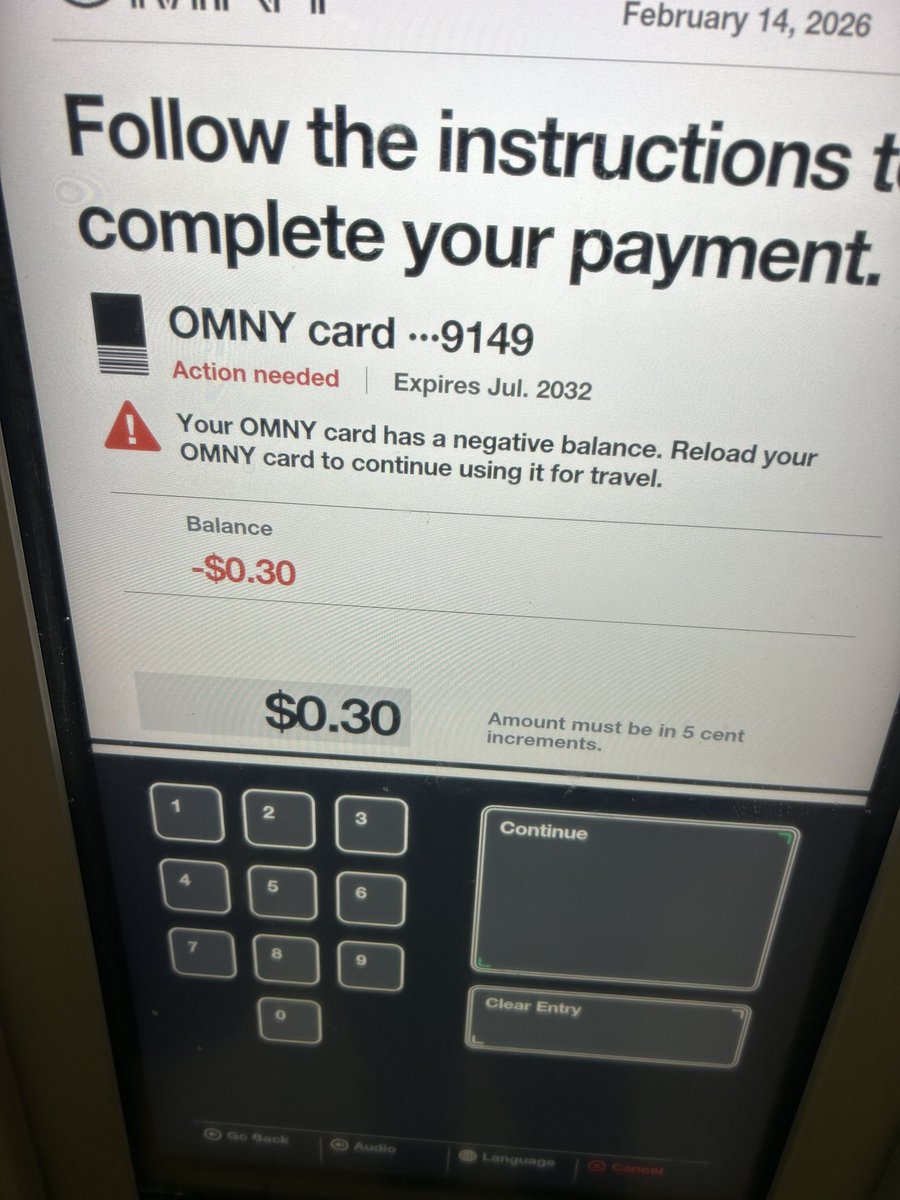 I’m gonna kill the mta bc how is this a thing?? how do I have a negative balance on a reloadable card??!!
