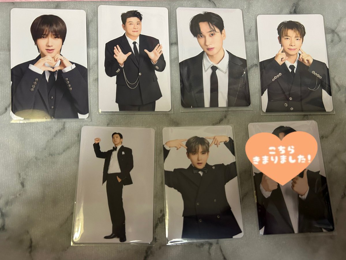 SUPERJUNIOR スジュ SUPERSHOW10 スパショ アプグレ 特典 トレカ 交換