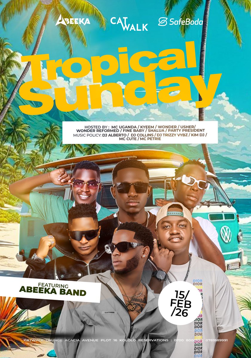CatwalkKla's tweet image. Sunday serenity found Soak up the last rays of the weekend with a tropical breeze and a wine bottle in hand. Let’s make this Sunday unforgettable. With @abeekaband @djay_trizzy_vybz @mr43effect @collindj._ @djkymlazer @iampetriemc @mccute94 
#SundayFunday #TropicalVibes
