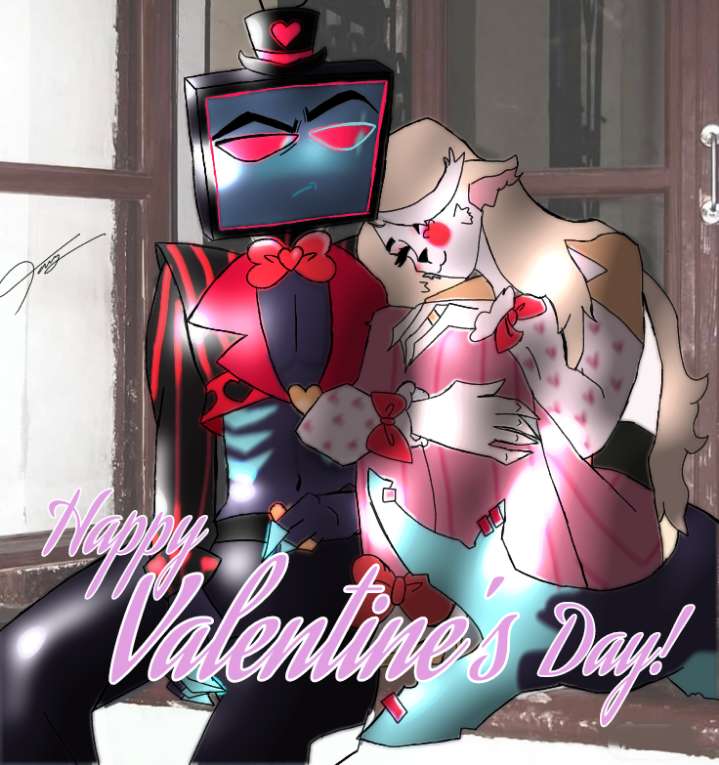 Happy Valentine's! 

#HazbinHotelFanart #HazbinHotelVox #HazbinHotelCharlie #Staticbelle