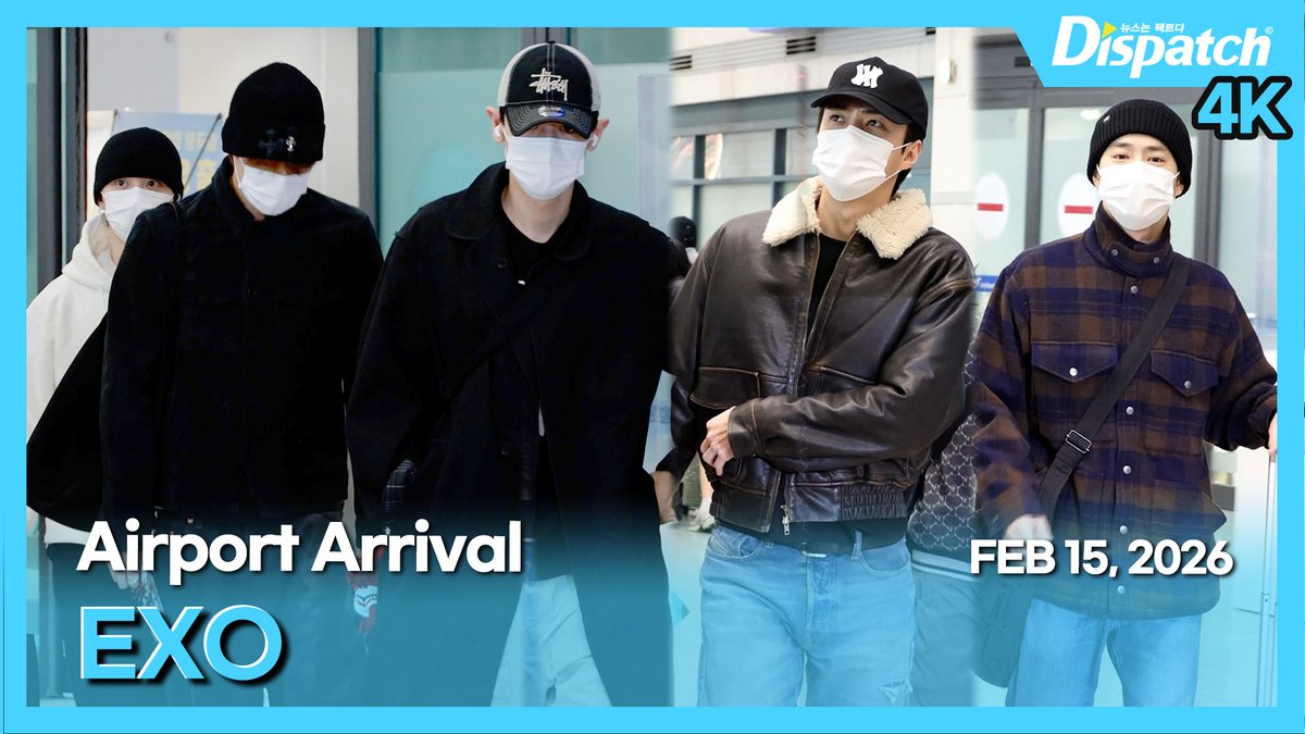 Dicon_korea's tweet photo. [🎥] '엑소(EXO)' 인천국제공항 입국

https://t.co/LQlYuWZknM

#엑소 #EXO #수호 #찬열 #카이 #디오 #세훈 #SUHO #ChanYeol #KAI #DO #Sehun #공항패션 #공항 #입국 #airport #arrival #DIPE #디스패치 #dispatch https://t.co/ZmthfZG6PK