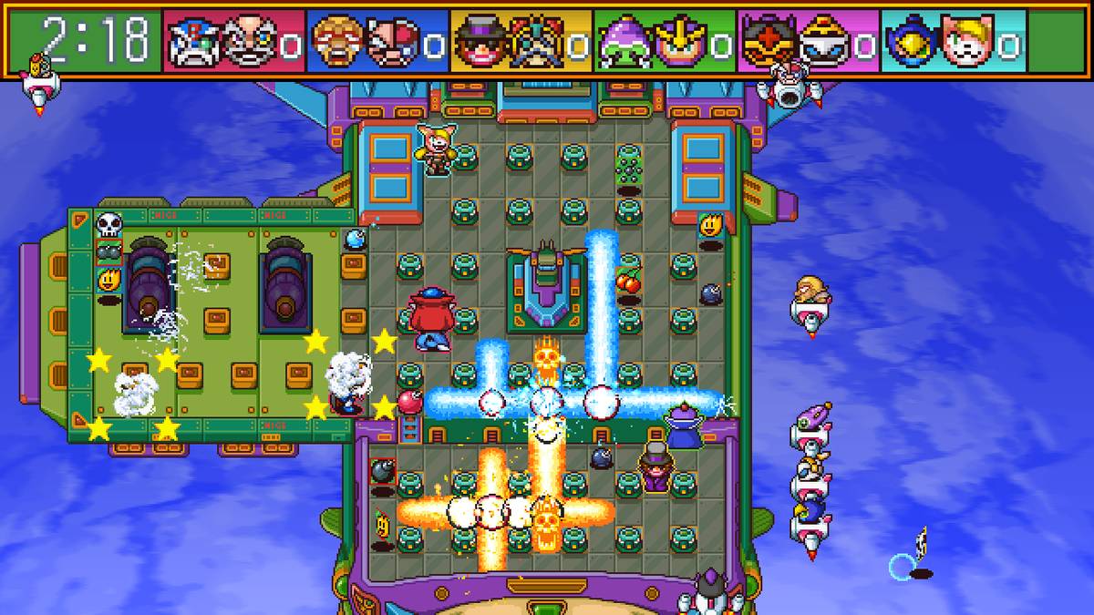 'Power Bomberman' (2020) by jeijei
The ultimate Bomberman experience. Up to 12 player battles, online servers, 50+ stages, 450 playable characters, it’s all here!
bombermanboard.com/viewtopic.php?…