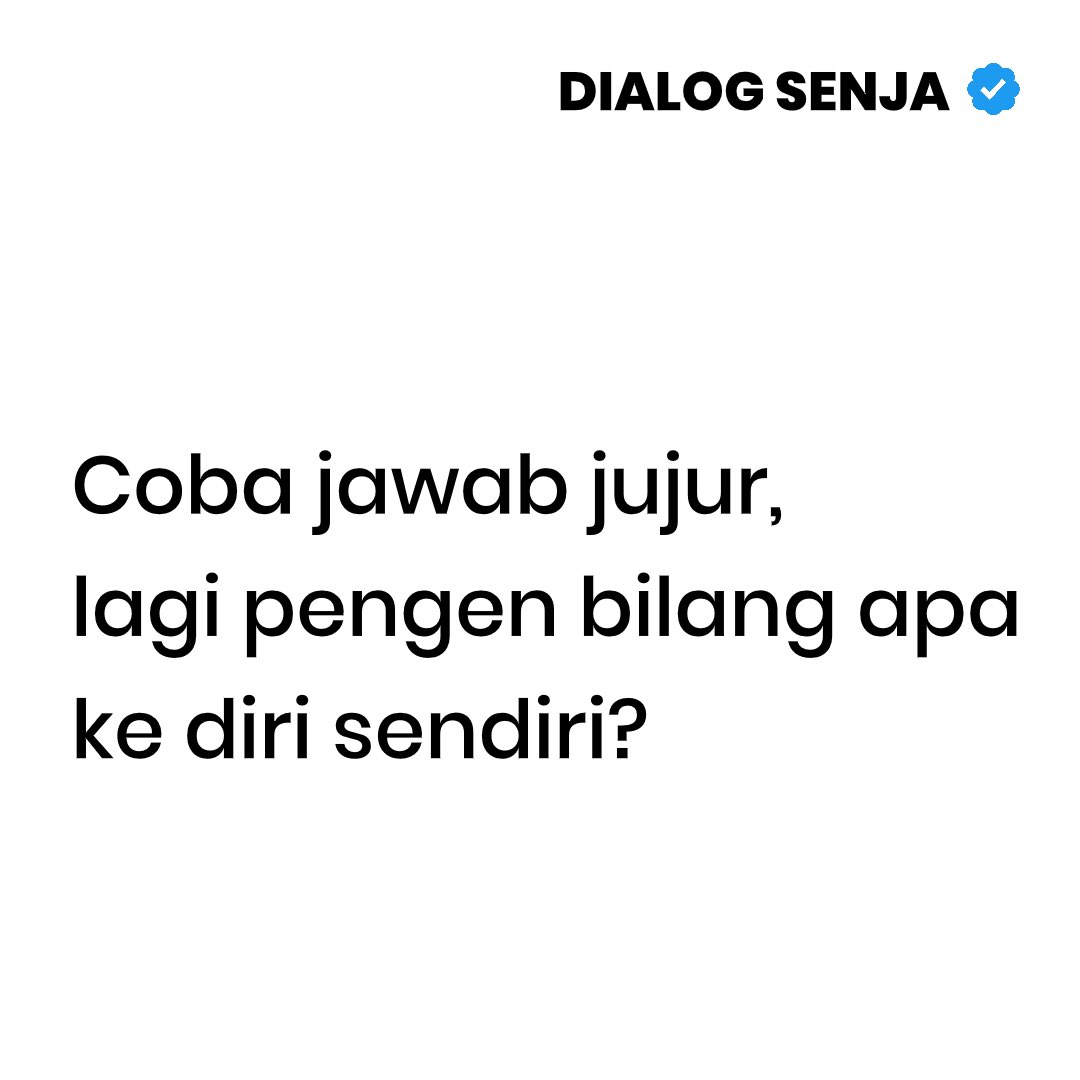 Dialog Senja tweet media