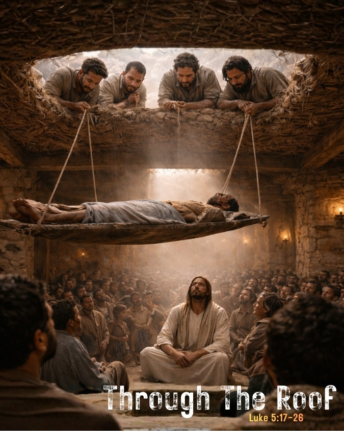 truth_calvary's tweet photo. "Through The Roof" Luke 5:17-26, Communion &amp; PreService Prayer Reminder... - https://t.co/HNQEcCrLXb https://t.co/5tYhP1VDoy