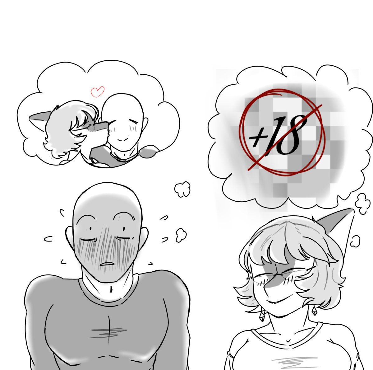 Estuve ocupado este día, así que hice este dibujo ultra rápido.

Anon × Naomi.

#Snootgame #Snootgameart