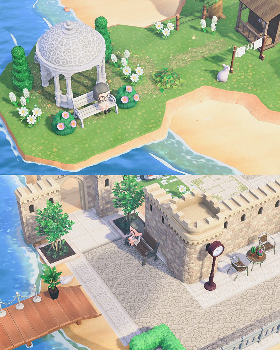 海岸沿いもクリエイト中...🌲🪏

 #あつ森  #あつ森写真部 
 #ACNH  #AnimalCrossing