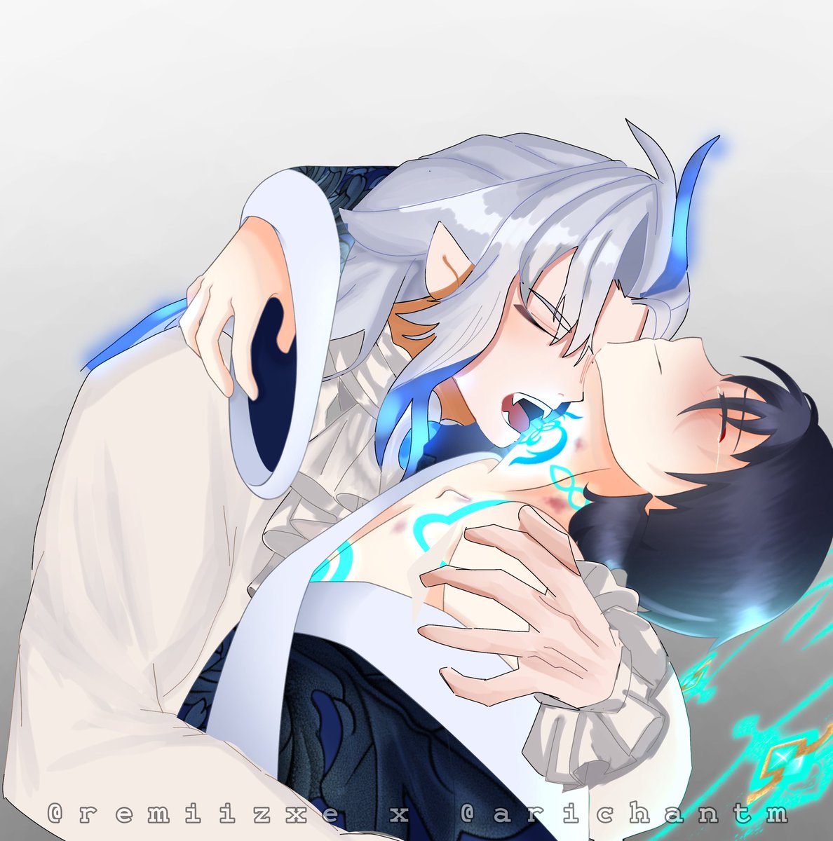 arichantm's tweet photo. watch it not blow up smh
i finally posted smth pls do something
i collabed with @remiizxe 
#Genshinlmpact
#Neuvillette 
#wanderer 
#neuviscara https://t.co/Glq6ca6yCE
