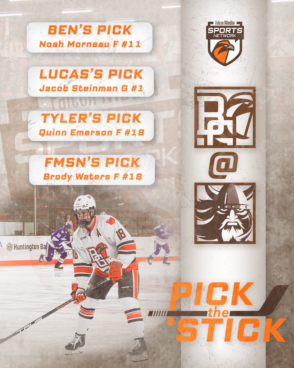 BG_FMSN's tweet photo. #PicktheStick For Tonight: 

Little late on the post but here are tonight's picks. 

*Jacob Steinman went out with an injury, @KleimeyerLucas will not earn any points tonight. https://t.co/1Y3m8FCnKp