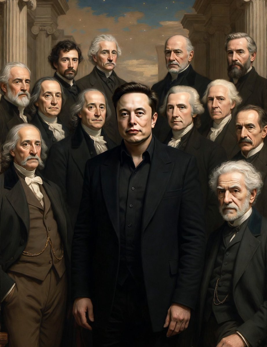 Elon Musk will be remembered as one of the greatest men in American history!