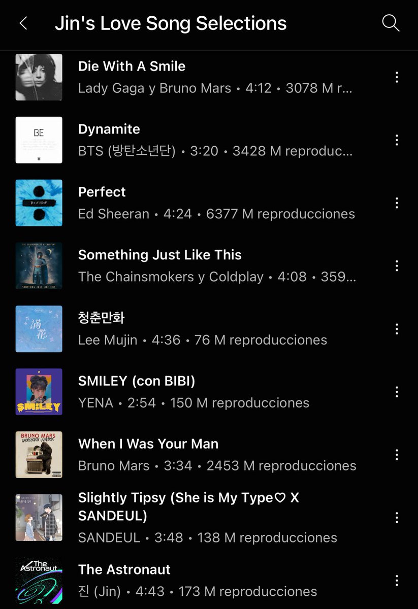 btschartsxdaily's tweet photo. [NEWS] Youtube Music - #JIN Love Song Collection | Playlist

“What is your love Song?”
✅ https://t.co/DrRQtGz70X
#whatisyourlovesong https://t.co/rhmOFcDVFl
