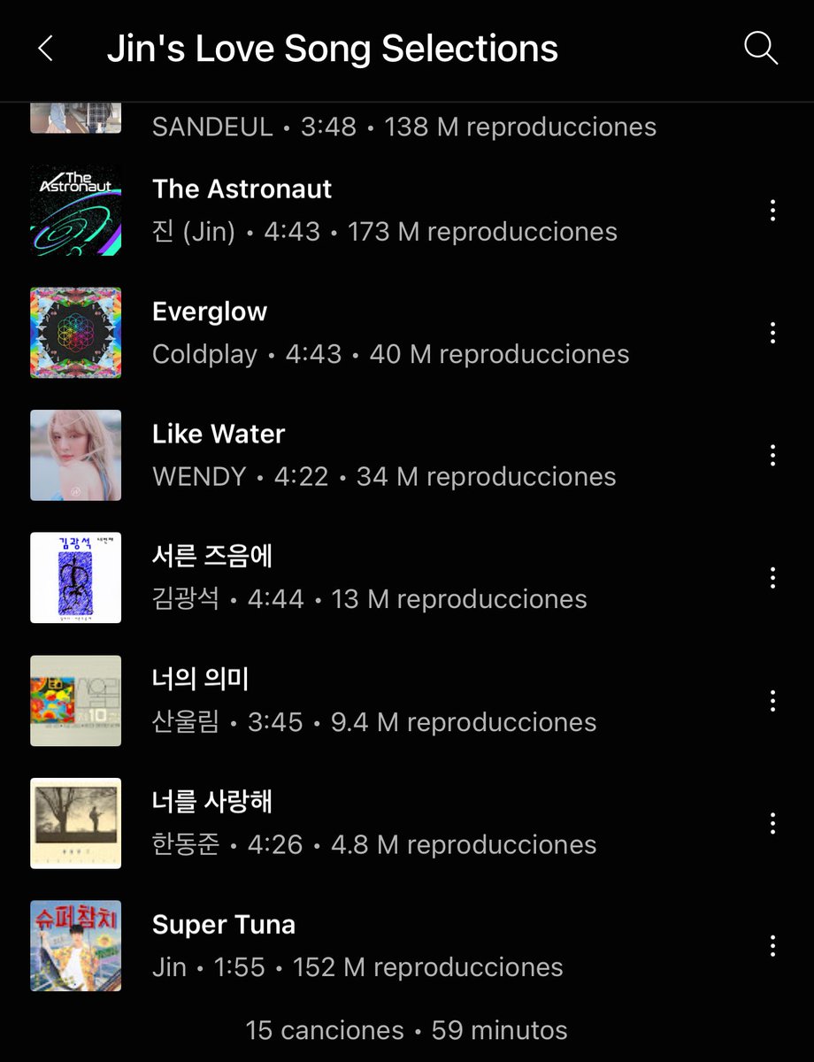 btschartsxdaily's tweet photo. [NEWS] Youtube Music - #JIN Love Song Collection | Playlist

“What is your love Song?”
✅ https://t.co/DrRQtGz70X
#whatisyourlovesong https://t.co/rhmOFcDVFl