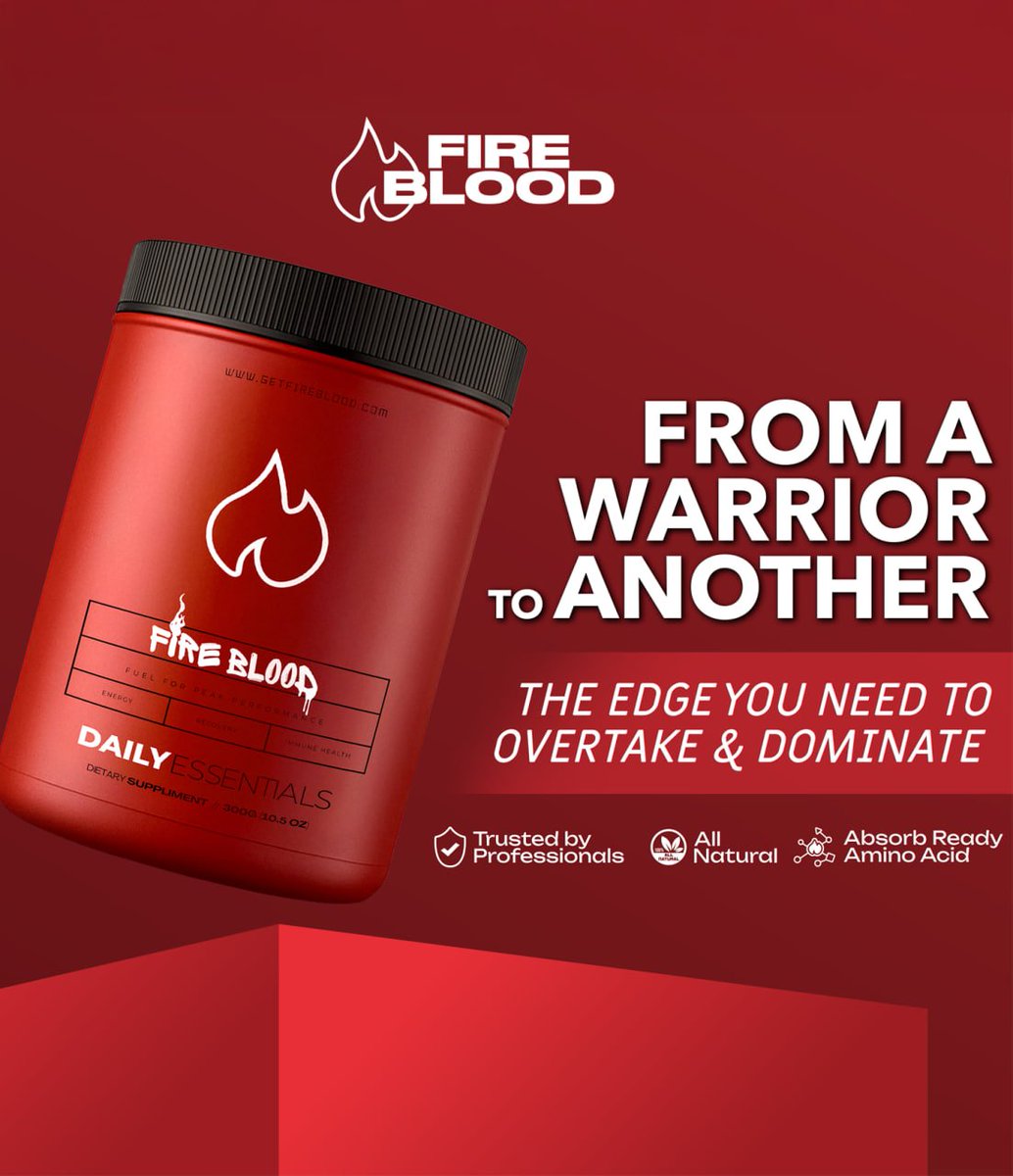 1% wins add up to more than you could ever possibly expect

When you're fueling properly and giving your body that extra boost every single day

Fireblood's all-in-one scoop has everything key nutrient you need

To guarantee you're operating at your peak as quickly as possible