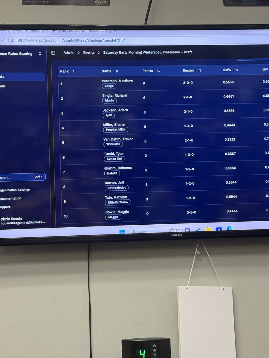Finished top 4 at the Lorcana Winerspell draft today playing mostly purple/steel darkwing duck! Had a lot of fun! #Lorcana #Disney