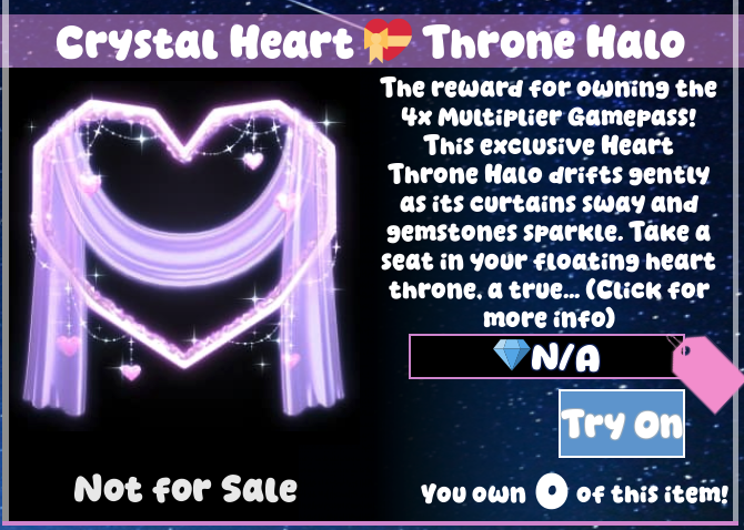 atiny2kk's tweet photo. If the heart halo is tradable, PUH LEASE name your price for it 🙏 https://t.co/Lw8OP1yfUQ