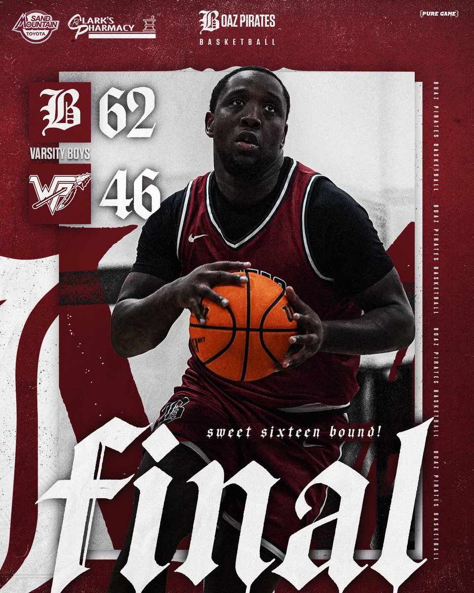 HOW SWEET IT IS

Your Pirates advance to the Sweet 16 at Wallace State on Thursday!

#PirateHoops