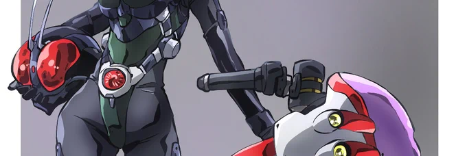頭空っぽラクガキ1141 「仮面ライダー」から「ライダー1号娘」 久しぶりのラクガキ 何も考えずに描くのはやっぱり楽しいな これもシリーズで描いてみるか
