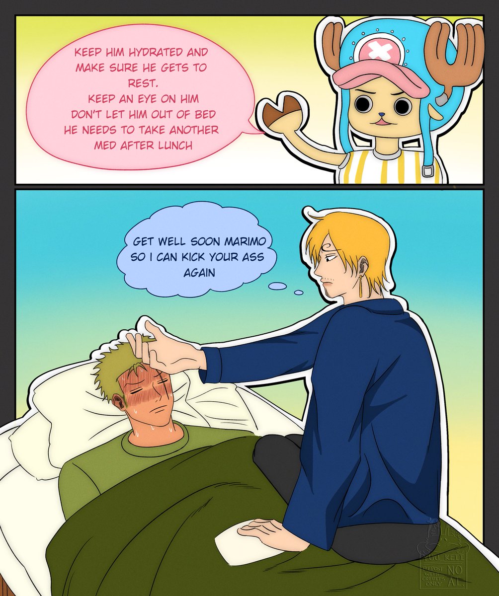 Happy Valentine's Day to <a href="/easytogo2651/">° ○ slow</a> who gave me such an amazing prompt of sick zoro
Hope you like it <33

#zosan #zsvdayexchange2026
<a href="/ZS_VDayExchange/">ZS Valentines Day Exchange 💌</a>