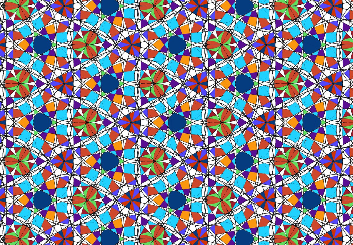 今朝の作品 #ロブノリル #幾何学模様