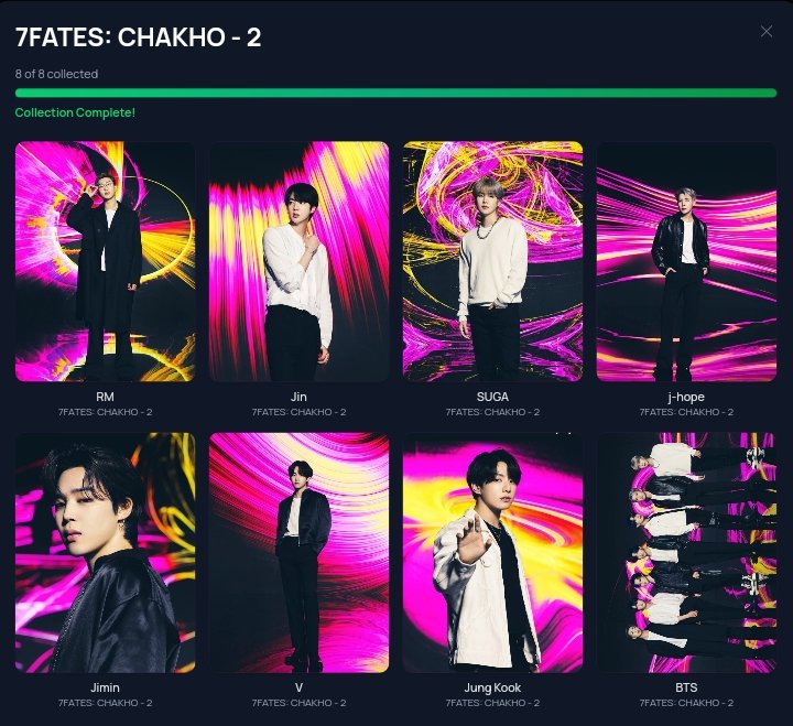 7FATES: CHAKHO - 2 ✓ 92 collection finally complete! 💜 #bcdtrade