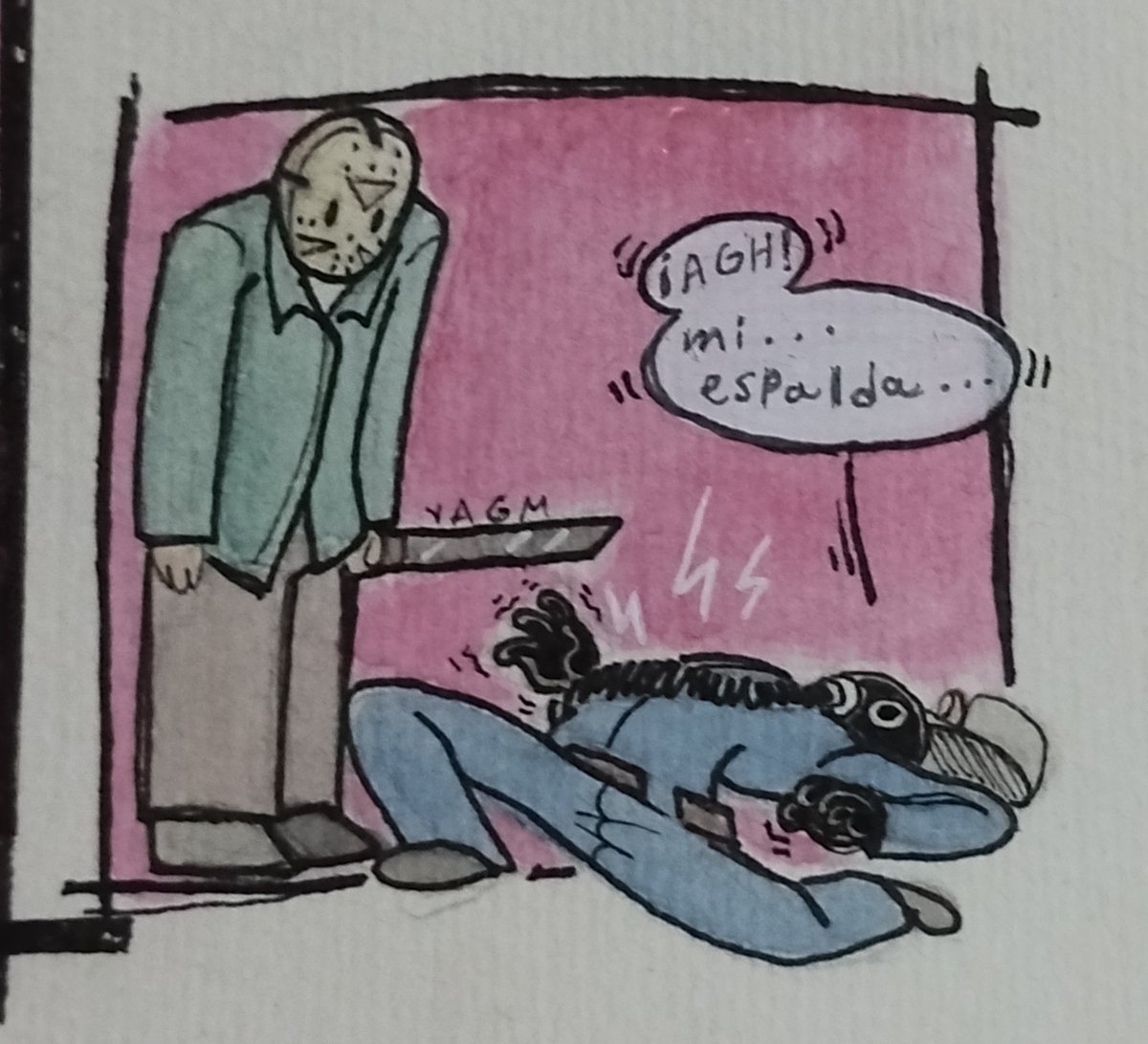 I finish it!!!
I didn't know exactly what to put as a "title," my brain is already fried enough.

#JasonVorhees #FridayThe13th #HarryWarden #mybloodyvalentine