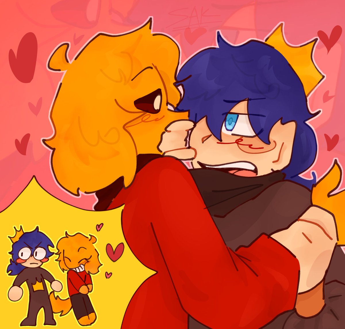 🧡Happy day💛
#CoMPaS #Mikellino #Mikecrack #ElTrollino

•°mikeee~ ama a trolliiiii djhdjdhdj la idea me la dió una amiga jajajaja tal vez aga más dibujos de esto quien sabe ;p°•