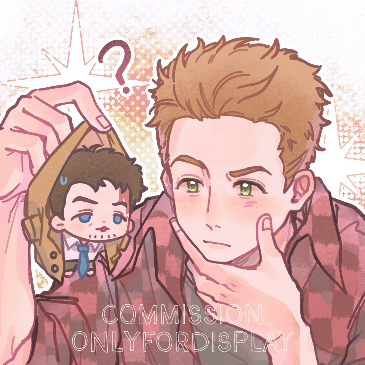 If one of them turned into a doll：
#destiel #notmyworkbutmycommission