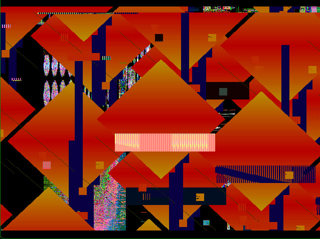 heard you like Sony. This is the result of a PS1 emulator freaking out. Fearful harmony or forbidden image?