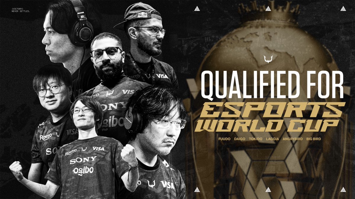 ESPORTS WORLD CUP 2026 Qualified

真夏のリヤドの熱狂を再び🇸🇦

<a href="/daigothebeastJP/">梅原大吾</a>
<a href="/TheFuudo/">Fuudo | ふ〜ど</a>
<a href="/tokidoki77/">Tokido / ときど</a>
<a href="/FGC_Angrybird/">AngryBird</a>
<a href="/Bigbird_fgc/">Adel</a>
<a href="/laggia9/">RC | SANWA | Laggia</a>

#EWC2026 #RCWIN