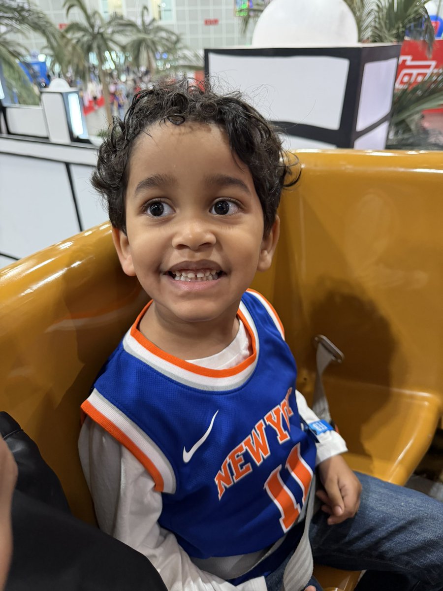 A time was had today with the kids.

#NBAAllStar26 #NewYorkForever