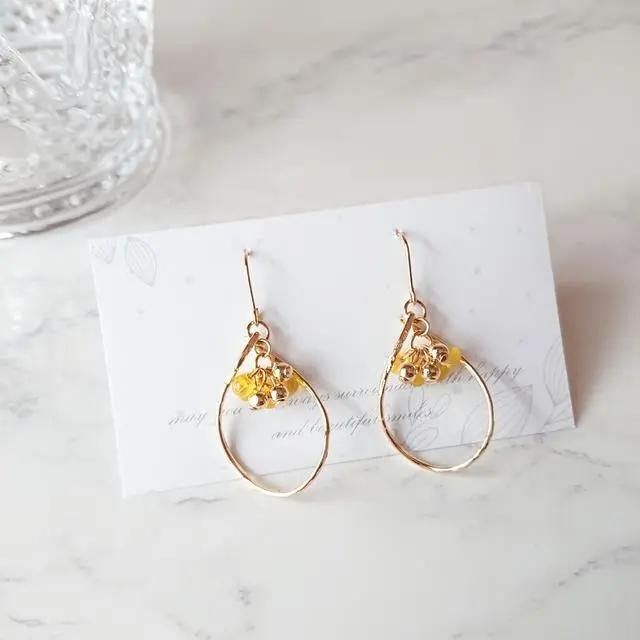 ご覧いただきありがとうございます🎗️ ドロップビーズ ツイスト