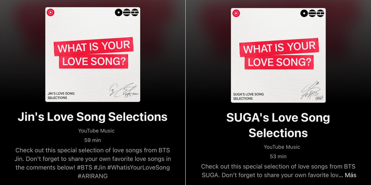 유튭 뮤직에 애들이 정한 love song 
리스트가 올라왔다니 

유튭 뮤직 애플뮤직은 3월부터 다시 유료사용 예정이라 탐라에서 줍줍