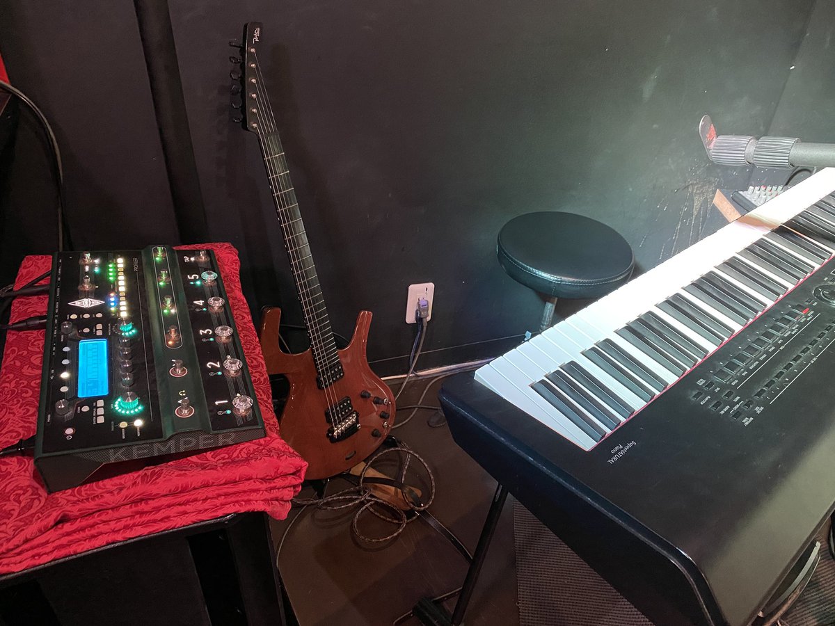 本日はダブルヘッダー❤️‍🔥
昼の基地🎹🎸