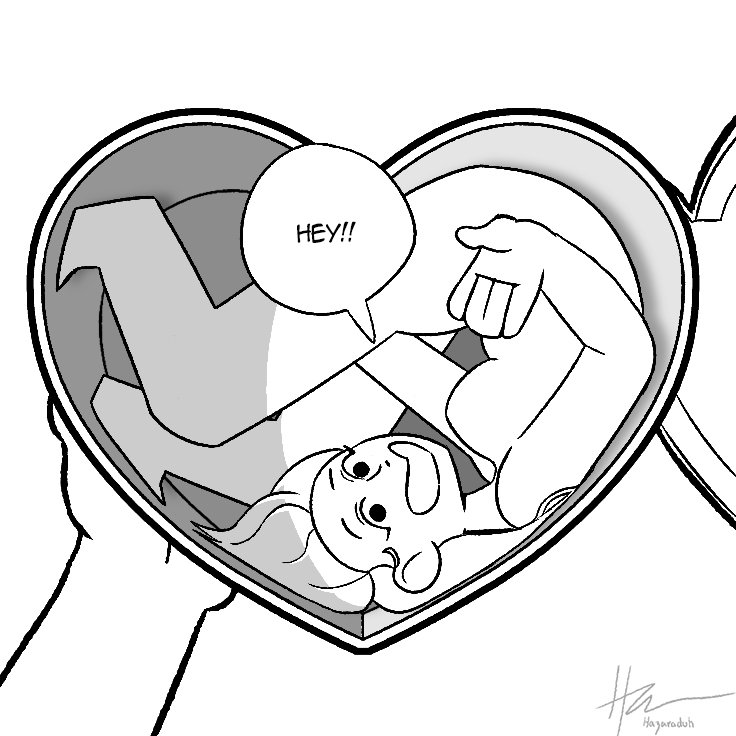 Hazaraduh's tweet photo. What ever happened to just buying a normal box of chocolates for Valentine's day?
#valentinesday #cartoon #comic https://t.co/5q5D6FhGo9