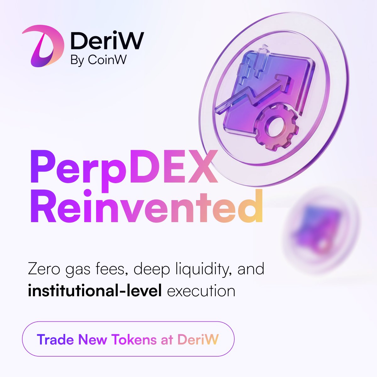 DeriWOfficial's tweet image. Perp DEX. Reinvented. 🚀

Zero gas fees.
Deep liquidity.
Institutional-level execution.
DeriW is redefining how perpetual trading should feel — faster, cleaner, and built for serious traders.
Trade the next wave of tokens with precision.

👉 Trade new tokens at DeriW. #PerpDEX